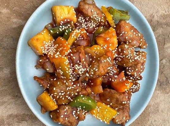 Resep Babi Asam Manis