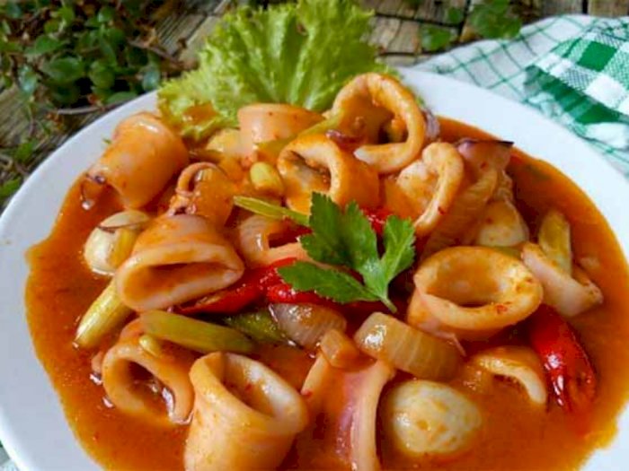 Resep Cumi Asam Manis