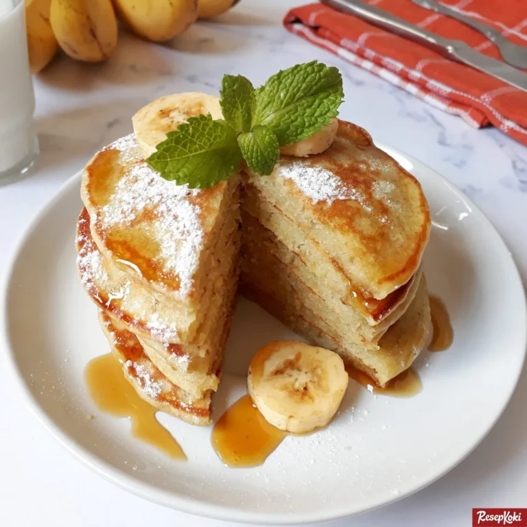 Resep Pancake Pisang