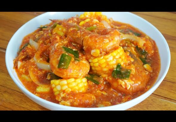 Resep Udang Saus Padang