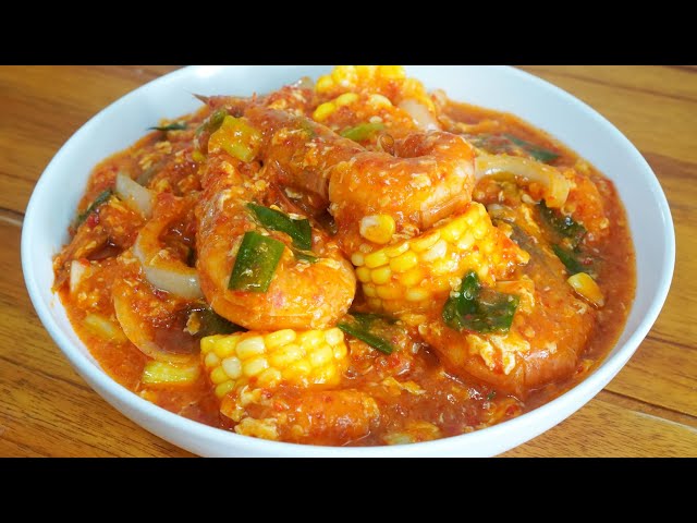 Resep Udang Saus Padang