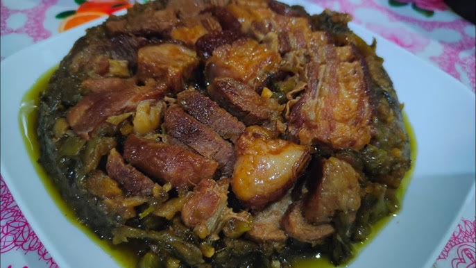 Resep Babi Hong Sawi Asin