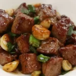 Resep Garlic Saikoro Steak